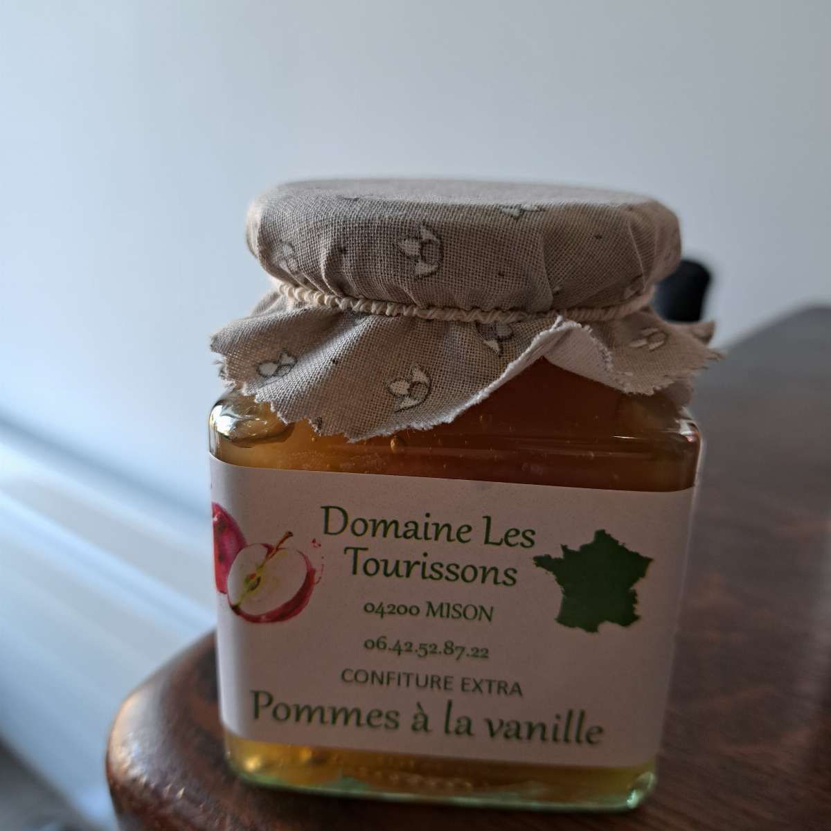 Confiture extra pomme vanille